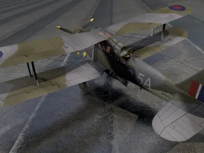 Fairey Albacore Mk-1 3D model