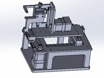 Three axis belt drive mobile platform 3D model