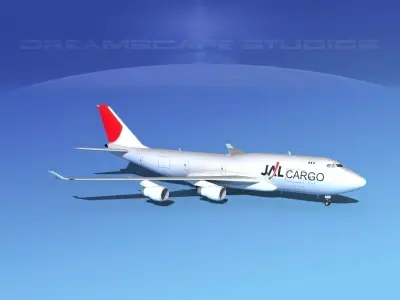 Boeing 747-400 JAL Cargo 3D model