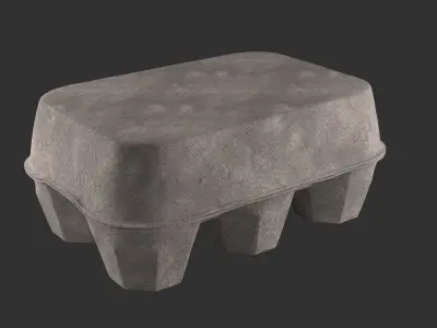 Eggs 6 Pack 3D model