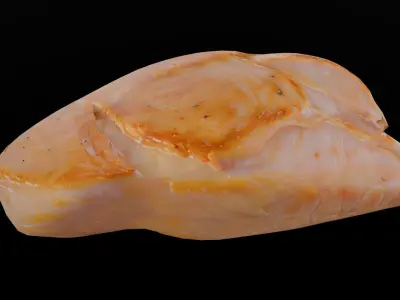 Chicken 3D Model Low-poly 3D model