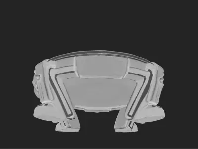 Sci-Fi Jump Pad  Launch Pad Free 3D model