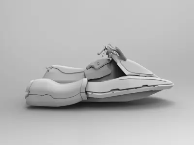 jet ski 3D print model