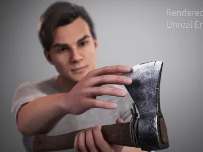 Survival 02 Low-poly 3D model