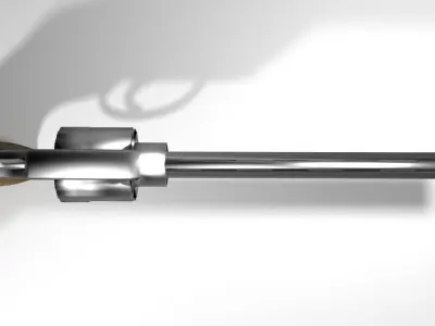 Revolver - Handgun Type 2 3D model