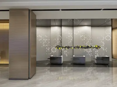 The Hotel Lobby 3 3D model