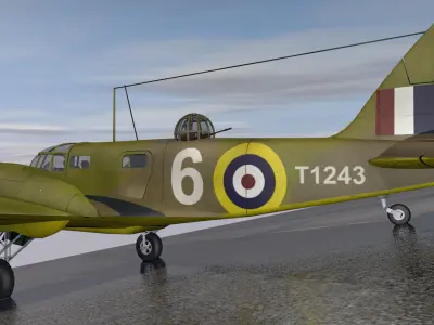 Airspeed Oxford Mk-2 3D model