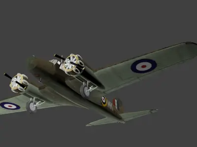 Avro Anson 3D model