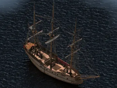East Indian Ship 3D model
