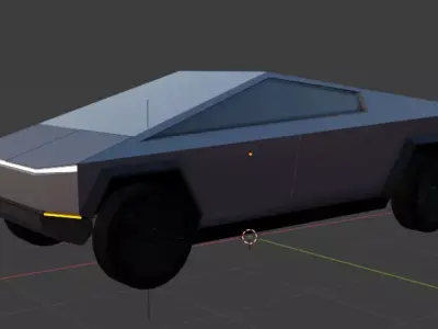 tesla 3d model cyber truck 3D print model