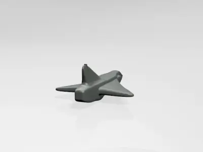 Jet Fighter 02 3D model