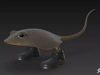 Rayinilde Rayalac - Italian BrainRot Low-poly 3D model