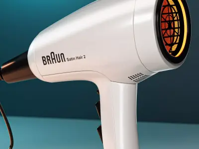 hair dryer concept 3D model