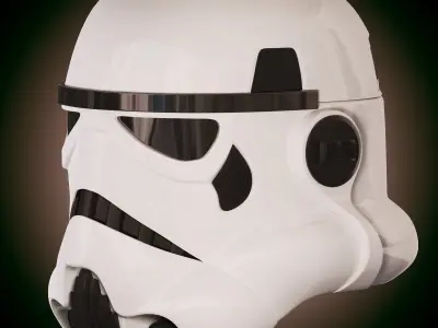 Star Wars Stormtrooper helmet  3D model
