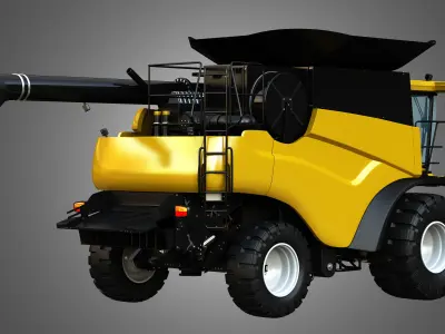 NH - CR 9070 Combine Harvester 3D model