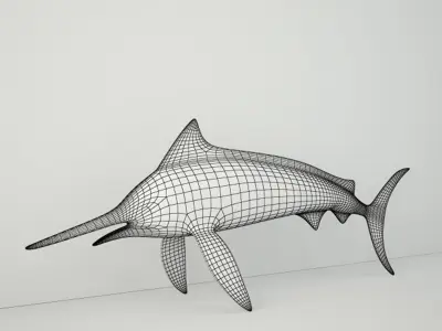 Brass Marlin 3D model