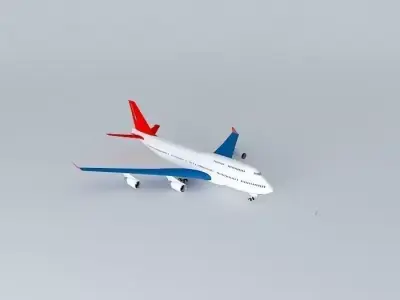 Boeing 747 400 3D model