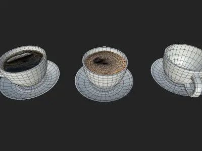 Food Prop Pack Low-poly 3D model