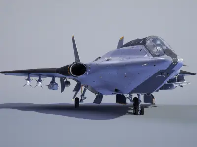 Sci-fi Multi-purpose Spacefighter 3D model