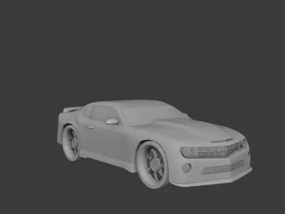 Camaro sport car Free 3D model
