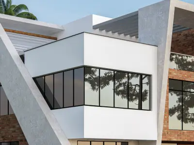 Modern Office Building 3D model