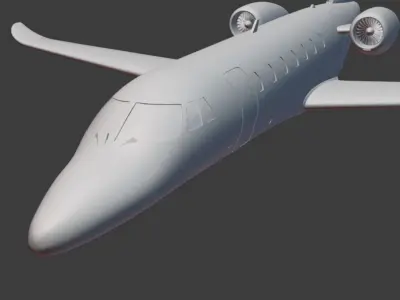 Cessna 680 Citation Sovereign 3D print model