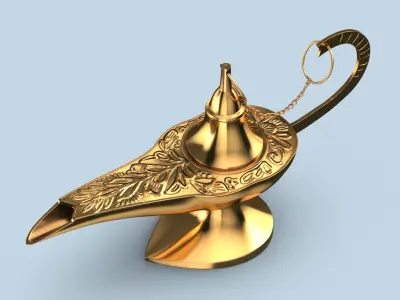 Magic Lamp 01 3D model