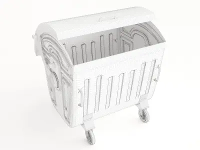 Trash can 09 3D model