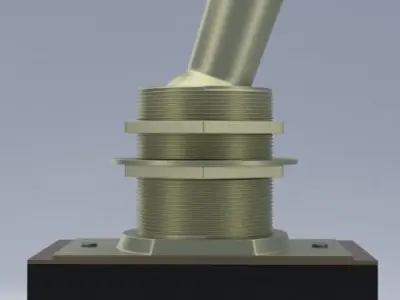 radio part switch 3D model