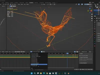Pack-03-Bird Family 3D model