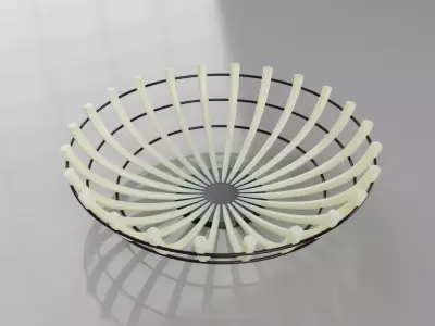 Bowl for Fruits Free 3D print model