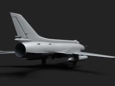 Su-17 20 22 Low-poly 3D model