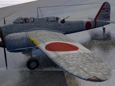Kawasaki Ki-45 Toryu - aka Nick 3D model