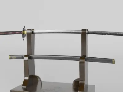 Yami the Shadow Katana 3D model