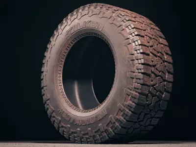 Falken Wildpeak AT3 Low-poly 3D model