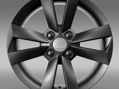 Seat Mii Vibora Negra  rim 3D model