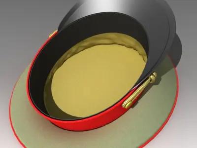 USSR Visor Cap 3D model