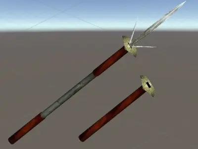 Gimmick weapons Low-poly 3D model
