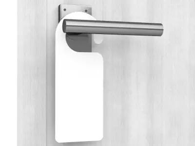 Hanger On Door  3D model