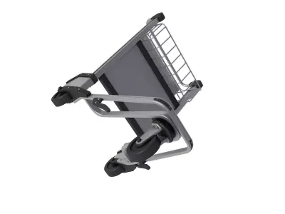 Airport Luggage Trolley 3D model