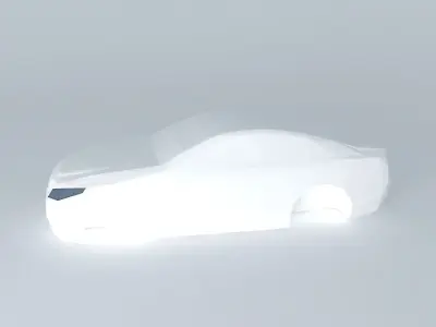 Car Coupé cabriolet template Free 3D model