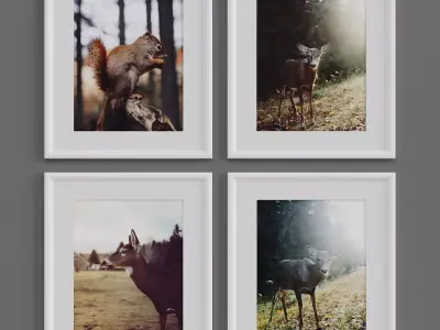 Paintings poster 5 model  3D model