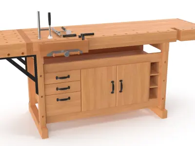 Workbench Large 3D model