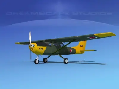 Cessna T-41 Mescalero Turkish AF 3D model