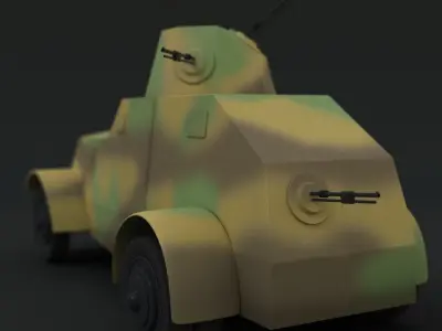 Ursus wz  29 Simple model 3D model