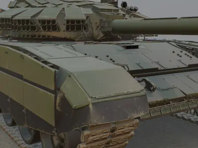 T-72B3 2022 Low-poly 3D model