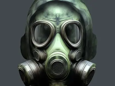 Helmet 3d model military combat Military Low-poly Low-poly 3D model