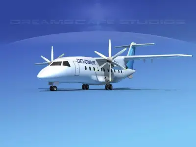 Dornier Do-328-130 Devon Air 3D model