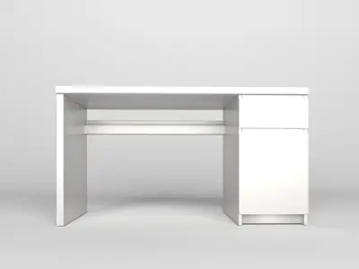 Simple Desk Table Free 3D model