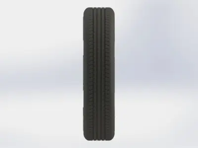 Bridgestone wheel 7 00R16 3D model